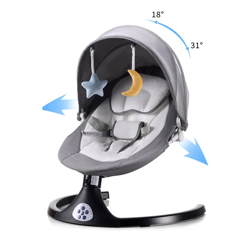 Baby Electric Rocking Chair Newborns Sleeping Cradle Bed Child comfort chair reclining chair for baby Baby Bed 0-3 years old - Imagem 17