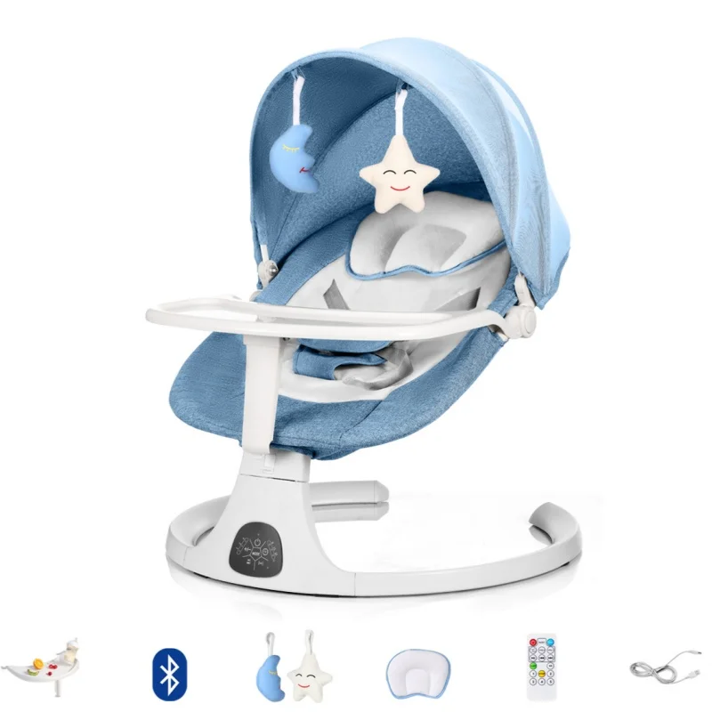 Baby Electric Rocking Chair Newborns Sleeping Cradle Bed Child comfort chair reclining chair for baby Baby Bed 0-3 years old - Imagem 11
